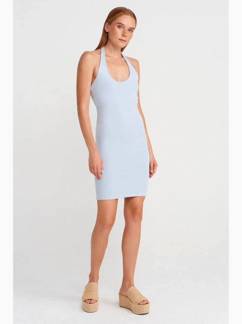 Geribde bodycon mini-jurk dilvin - Kiabi Geribde bodycon mini-jurk dilvin - Kiabi