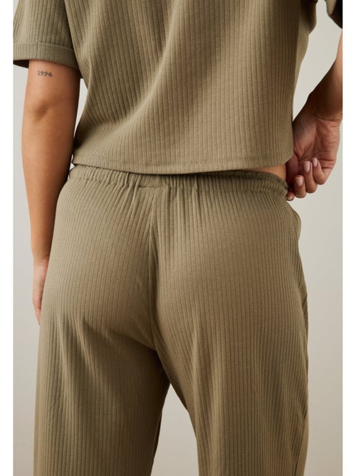 Geribde broek elsa - Kiabi
