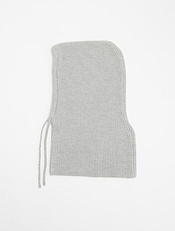 Geribde effen cagoule