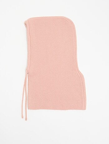 Geribde effen cagoule