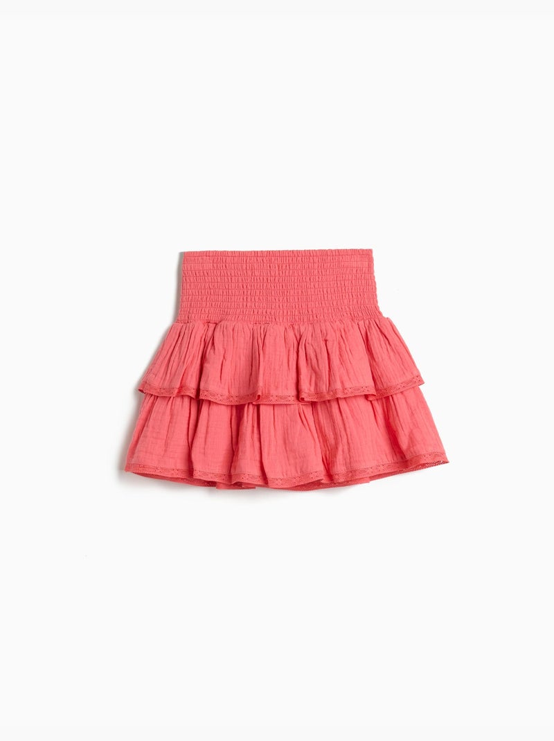 Gerimpelde rok, MO Fashion Roze - Kiabi