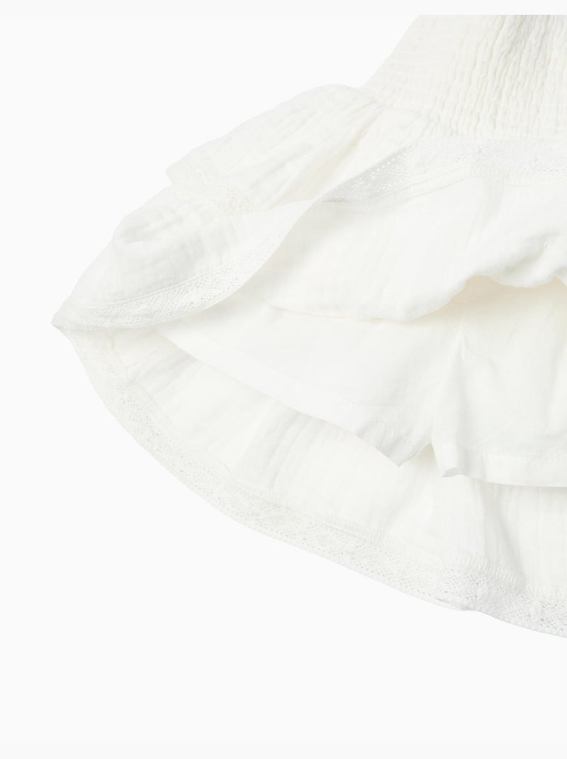 Gerimpelde rok, MO Fashion Wit - Kiabi