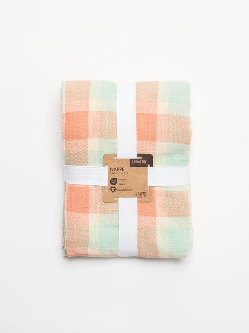 Geruit bedrukt tafelkleed - Kiabi