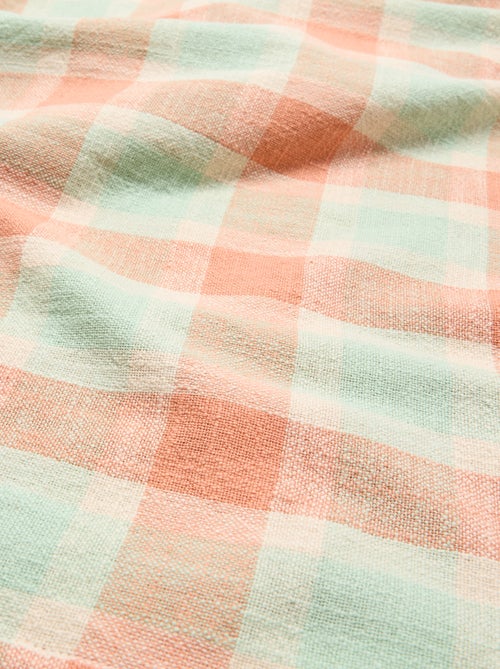 Geruit bedrukt tafelkleed - Kiabi Geruit bedrukt tafelkleed - Kiabi
