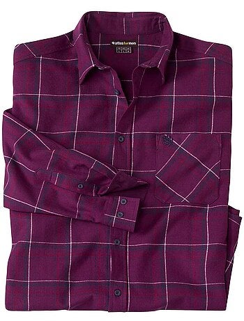 Geruit flanellen overhemd - ATLAS FOR MEN