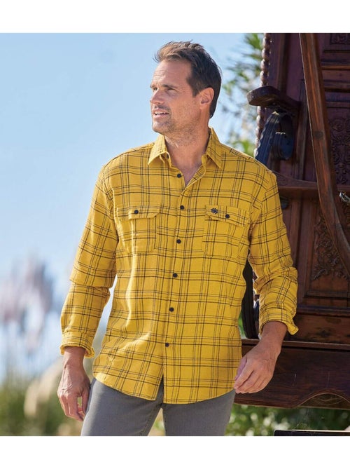 Geruit flanellen overhemd - atlas for men - Kiabi