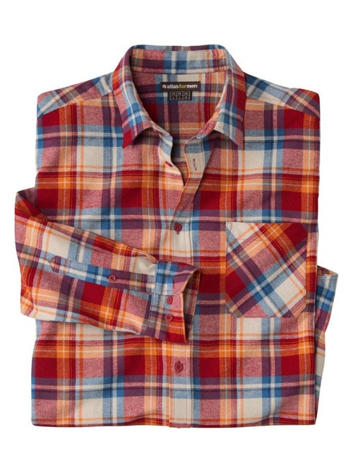 Geruit flanellen overhemd Atlas - ATLAS FOR MEN - Kiabi Geruit flanellen overhemd Atlas - ATLAS FOR MEN - Kiabi