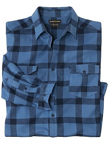 Geruit flanellen overhemd - ATLAS FOR MEN