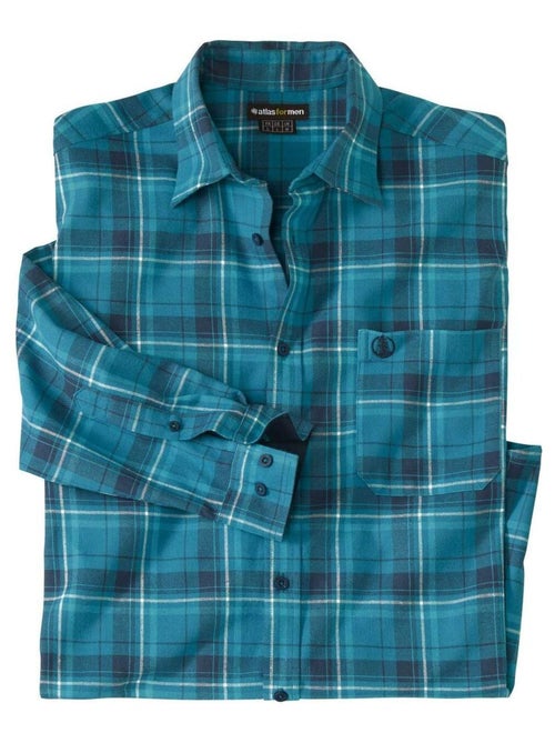 Geruit flanellen overhemd Winter - ATLAS FOR MEN - Kiabi Geruit flanellen overhemd Winter - ATLAS FOR MEN - Kiabi