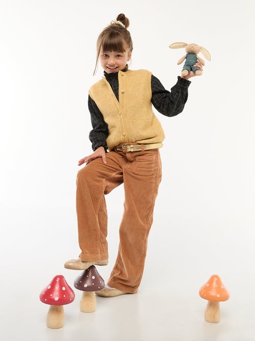 Geruit overhemd in Victoriaanse stijl - Kiabi