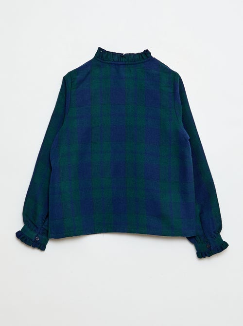 Geruit overhemd in Victoriaanse stijl - Kiabi