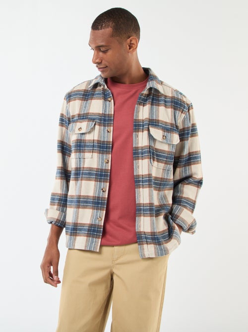 Geruit overshirt - Kiabi