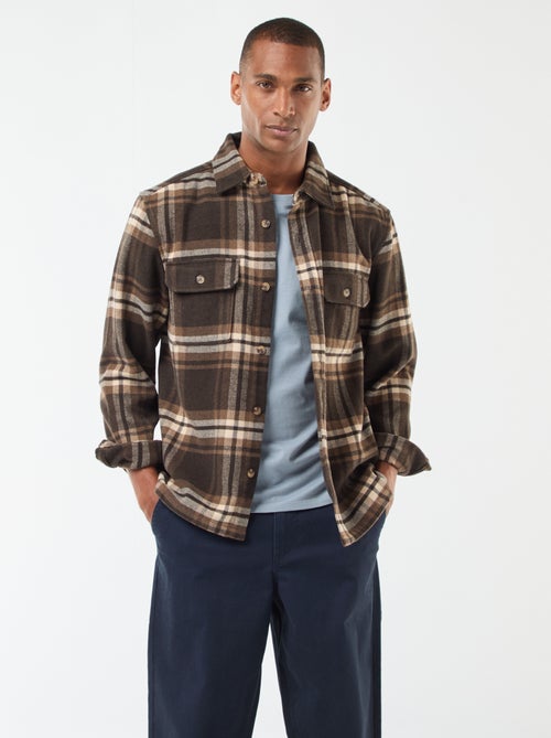 Geruit overshirt - Kiabi