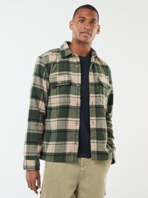 Geruit overshirt - Kiabi