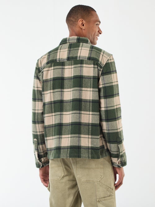 Geruit overshirt - Kiabi