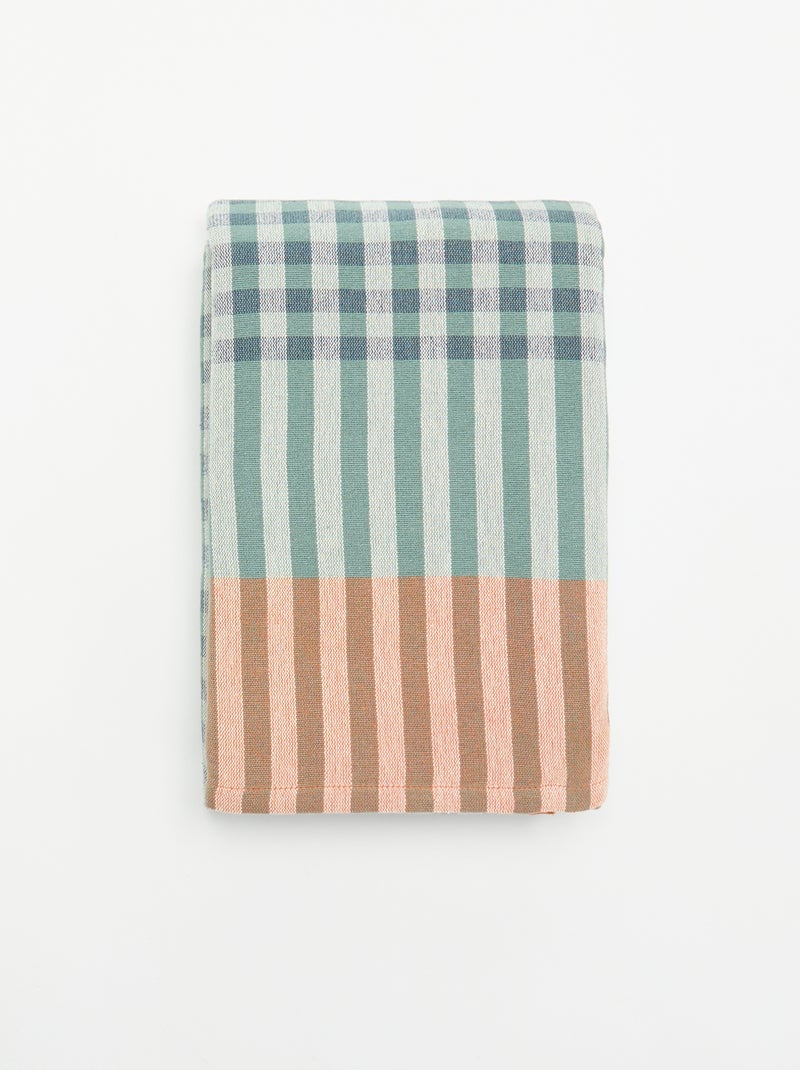 Geruit tafelkleed - KIABI Home Groen - Kiabi