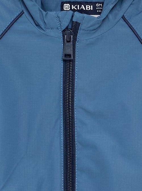 Geruit windjack met capuchon - Kiabi