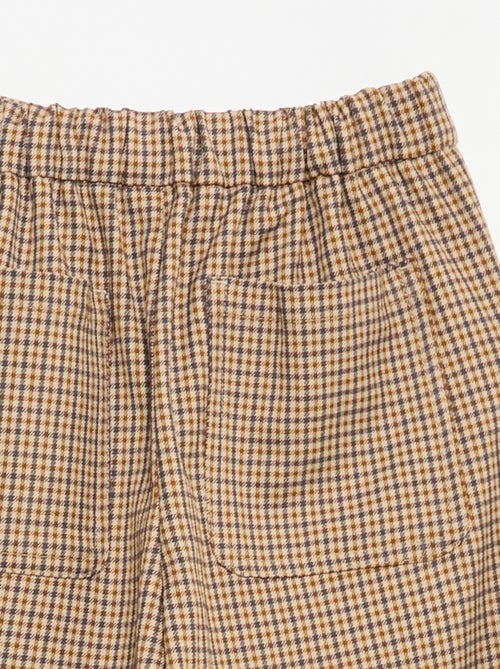 Geruite broek met wijde pasvorm - Kiabi