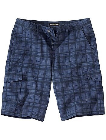 Geruite cargo-bermuda - ATLAS FOR MEN