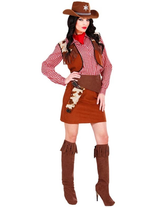 Geruite cowgirlkostuum - Kiabi