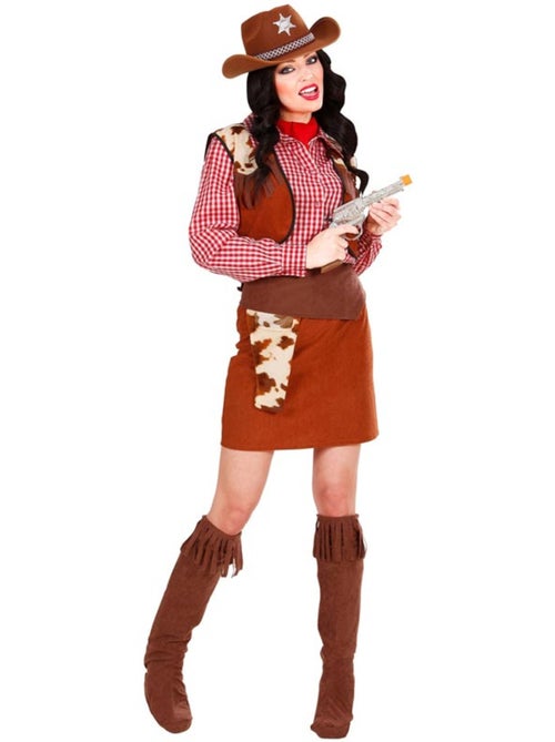 Geruite cowgirlkostuum - Kiabi