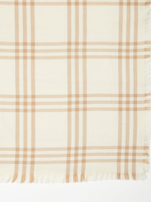 Geruite deken 160 x 130 cm - Kiabi Home - Kiabi