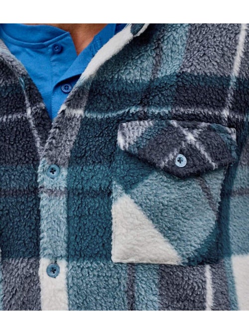 Geruite jas van sherpa - ATLAS FOR MEN - Kiabi