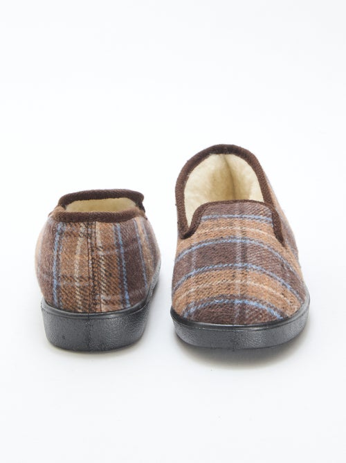 Geruite pantoffels - Kiabi