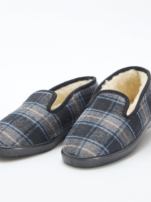 Geruite pantoffels - Kiabi