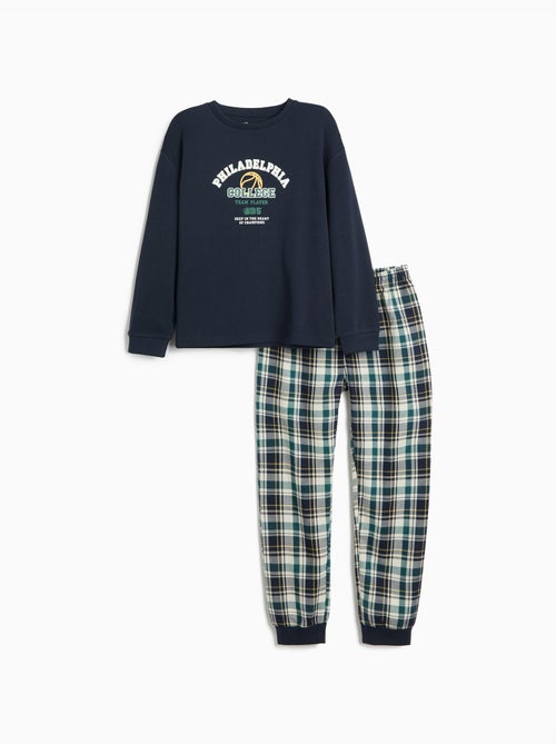 Geruite pyjama's, mo fashion - Kiabi Geruite pyjama's, mo fashion - Kiabi