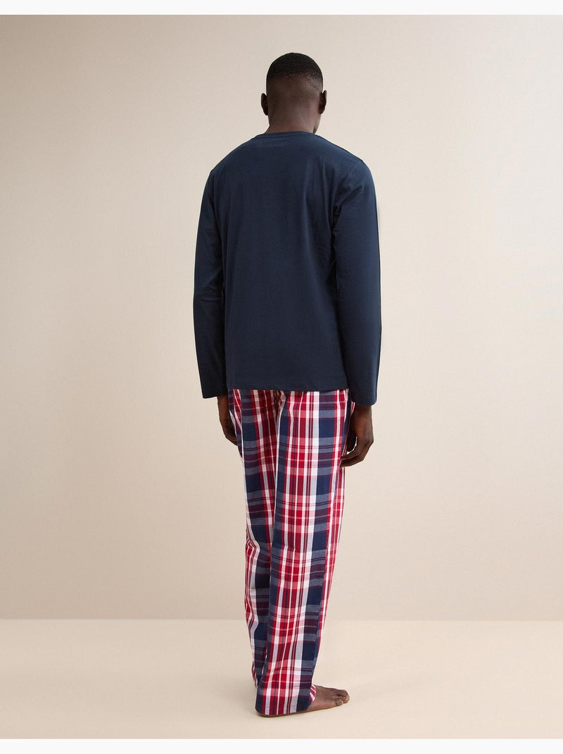 Geruite pyjama's, mo fashion Blauw - Kiabi
