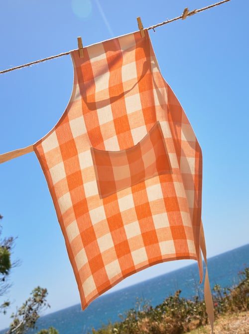 Geruite schort - Kiabi