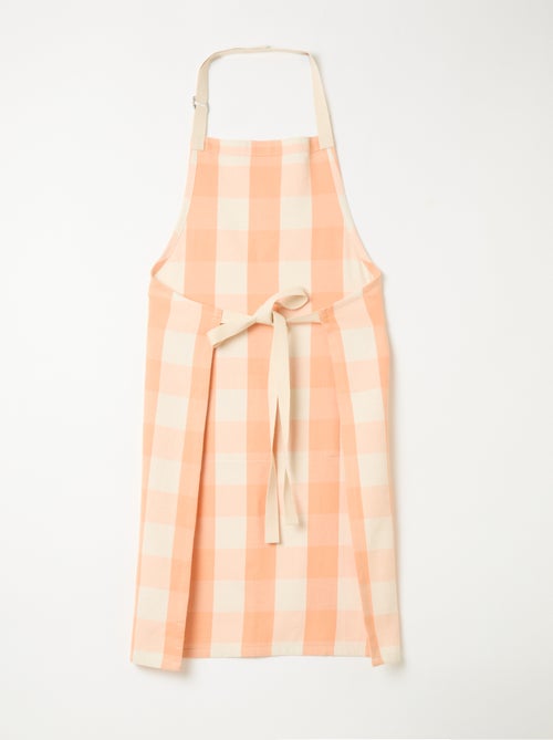 Geruite schort - Kiabi