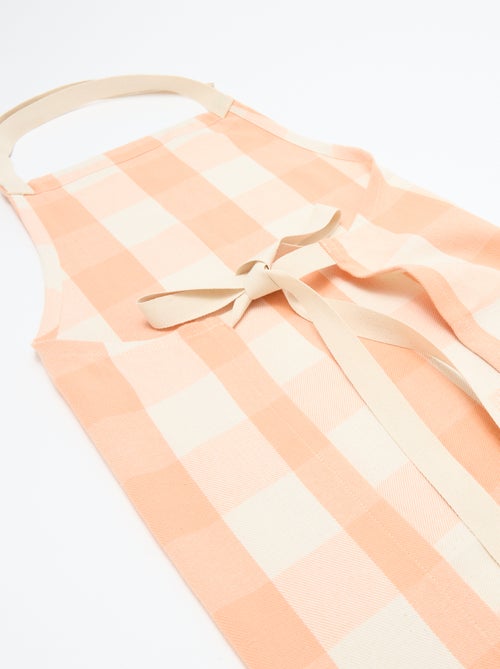 Geruite schort - Kiabi