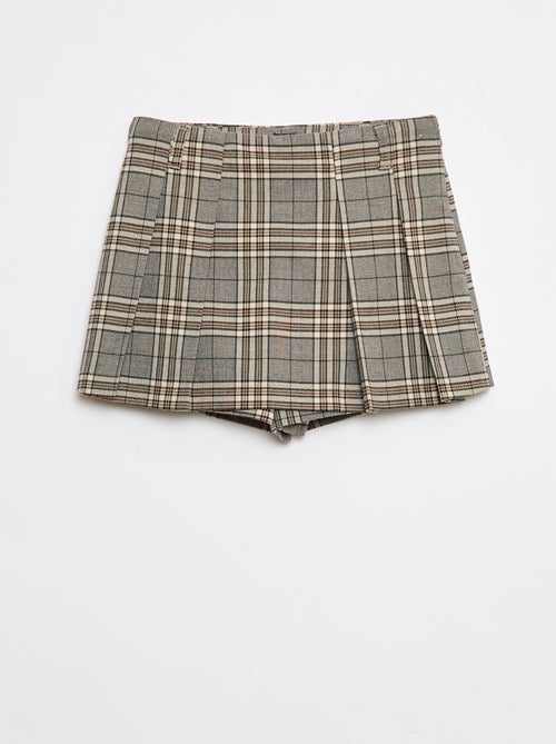 Geruite skort - Kiabi