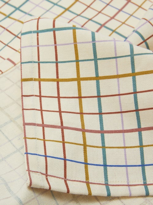 Geruite tafelkleed 150 x 270 - Kiabi Home - Kiabi