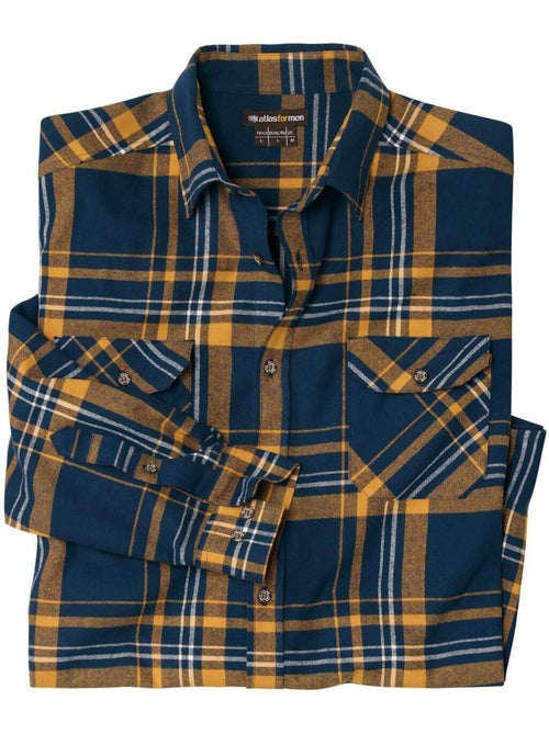 Geruiten flanellen hemd - ATLAS FOR MEN - Kiabi Geruiten flanellen hemd - ATLAS FOR MEN - Kiabi