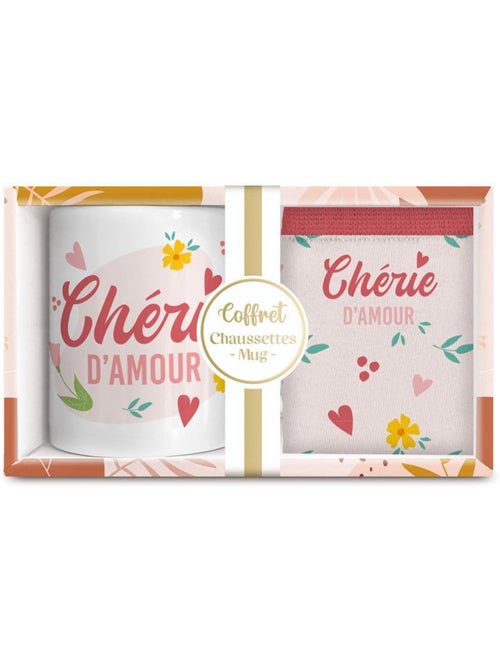 Geschenkset met keramische mok en sokken 'Lieverd' – CMP - Kiabi Geschenkset met keramische mok en sokken 'Lieverd' – CMP - Kiabi