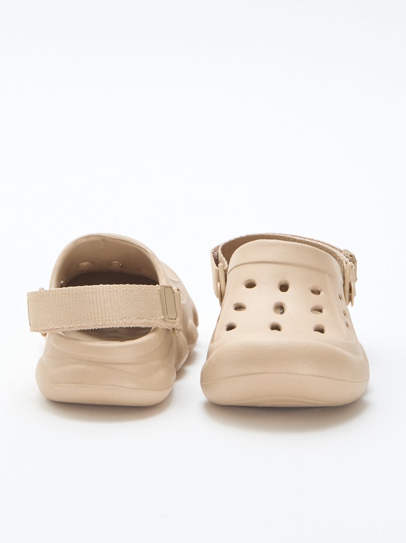 Gesloten effen strandmuiltjes Biege - Kiabi