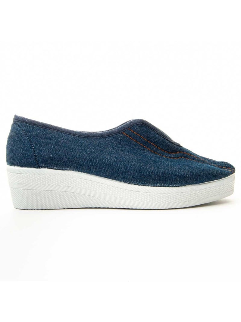 Gesloten pantoffel textiel northome Blauw - Kiabi