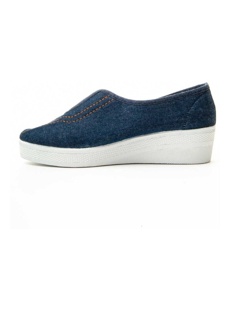 Gesloten pantoffel textiel northome Blauw - Kiabi