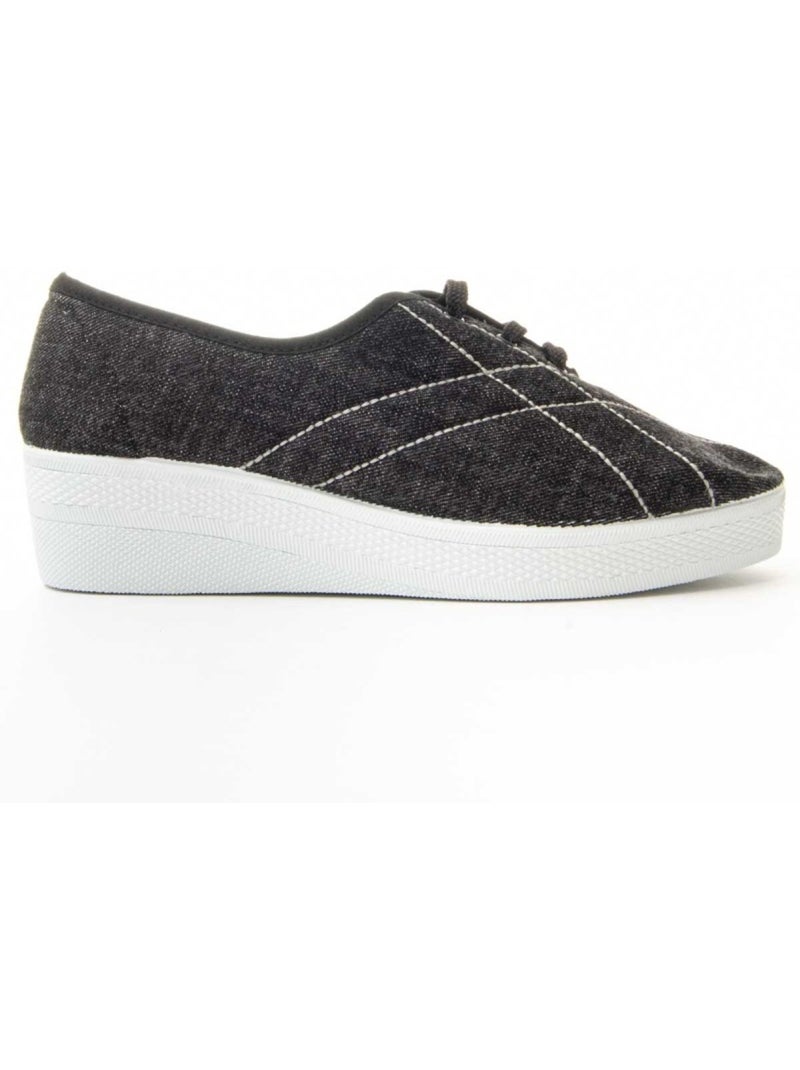 Gesloten pantoffel textiel northome Zwart - Kiabi