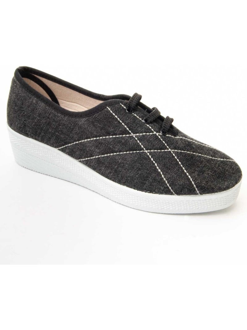 Gesloten pantoffel textiel northome Zwart - Kiabi