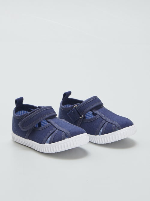 Gesloten stoffen sandalen - Kiabi