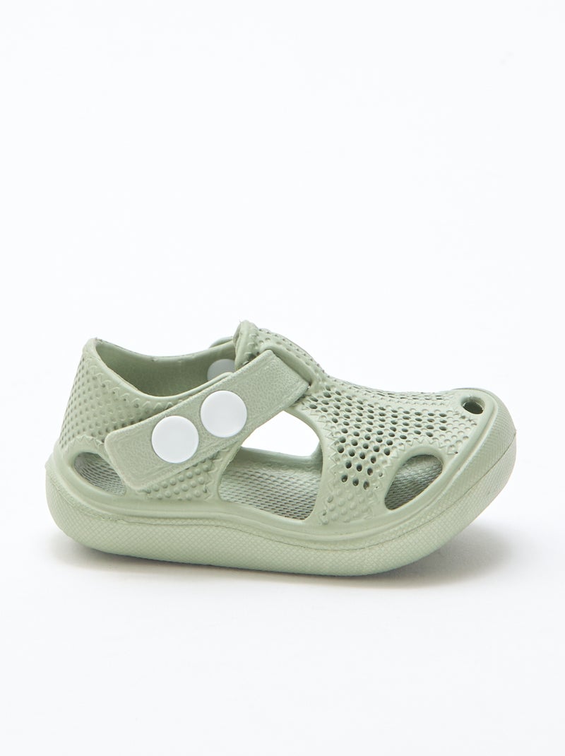 Gesloten strandsandalen Groen - Kiabi