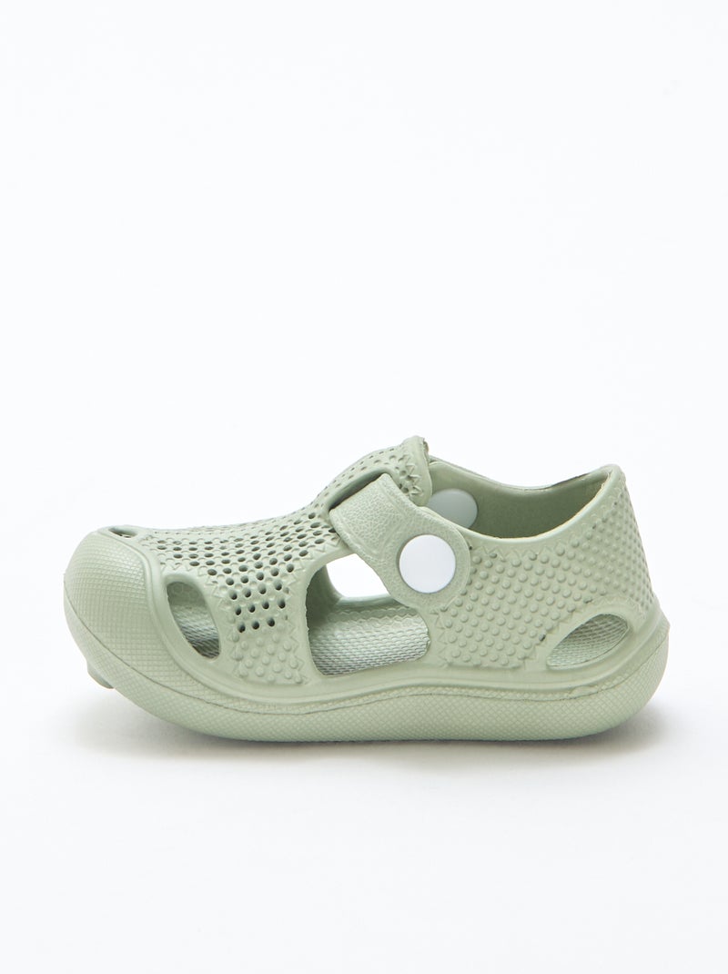 Gesloten strandsandalen Groen - Kiabi