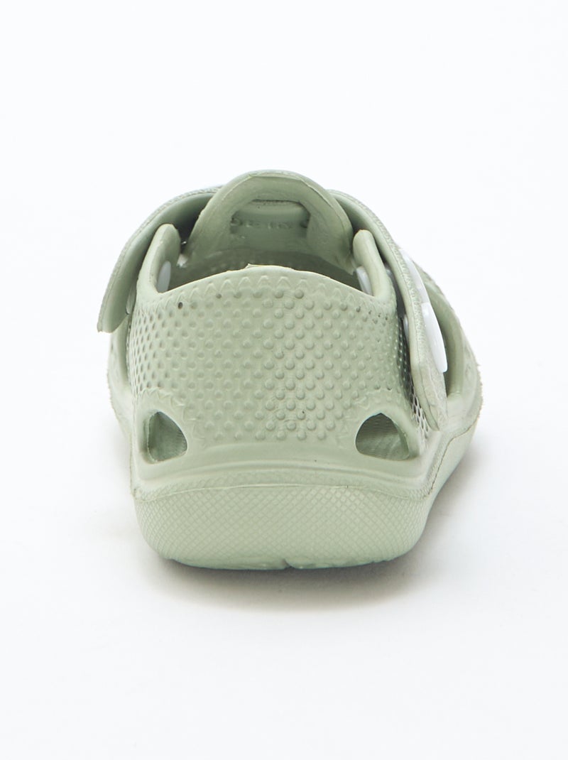 Gesloten strandsandalen Groen - Kiabi