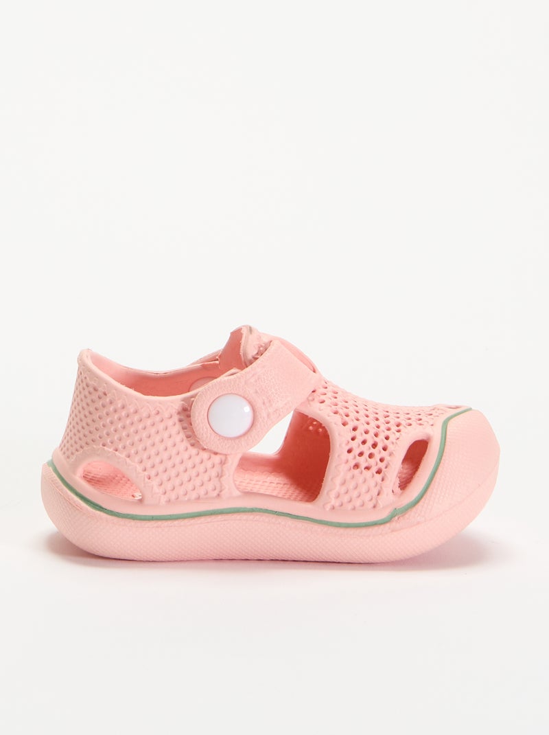 Gesloten strandsandalen Rose - Kiabi