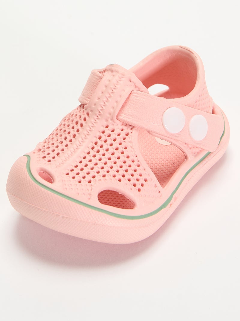 Gesloten strandsandalen Rose - Kiabi