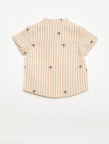 Gestreept 2-delig set - overhemd + short